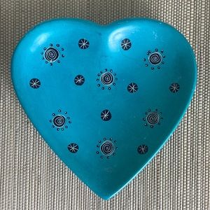 Large Soapstone Heart Dish
